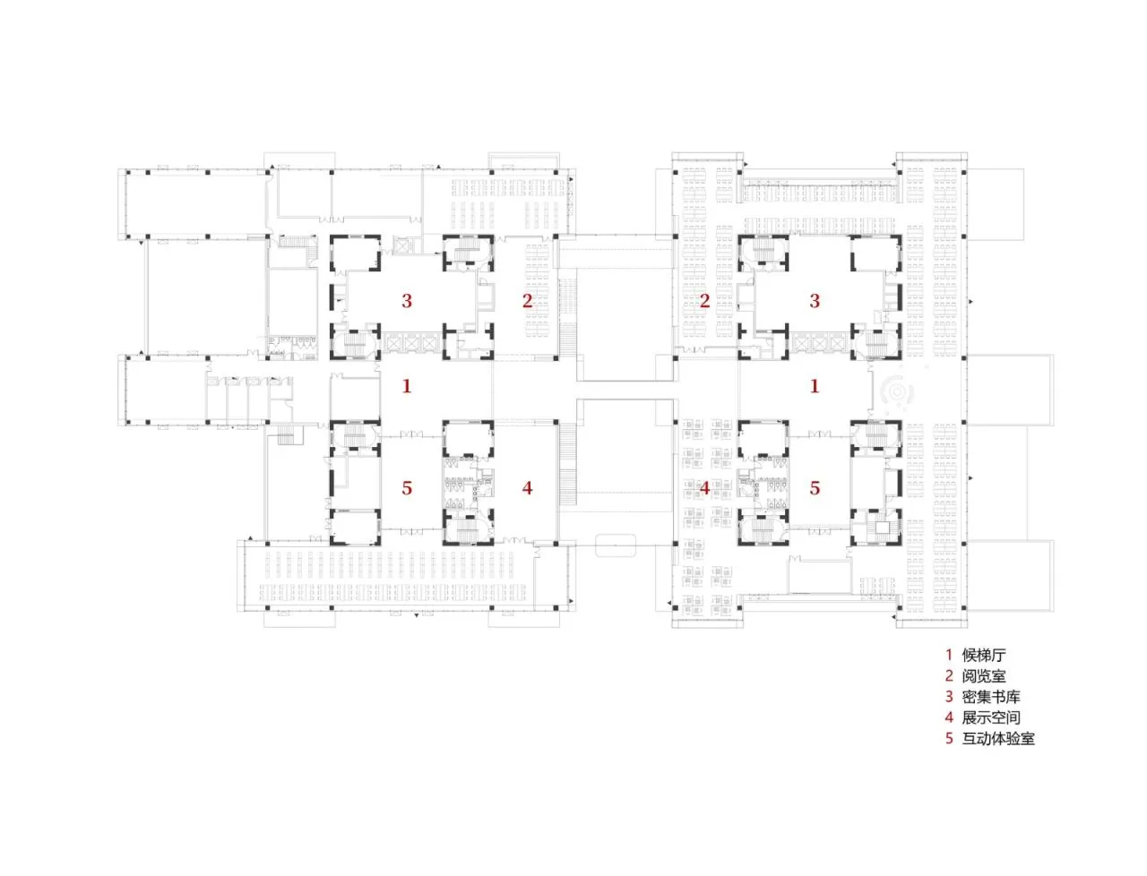 BIM Architecture | Civil Aviation University of China Ninghe Campus Library/Tongji Original Works Studio