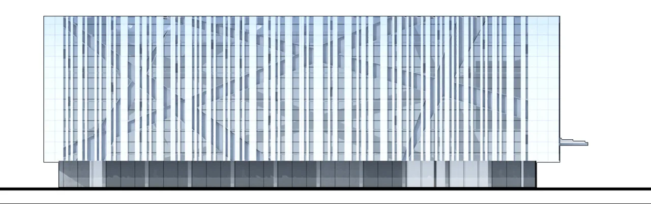 BIM Architecture | Shenmu News and Culture Center/Chinese Academy of Sciences Architectural Design and Research Institute Co., Ltd