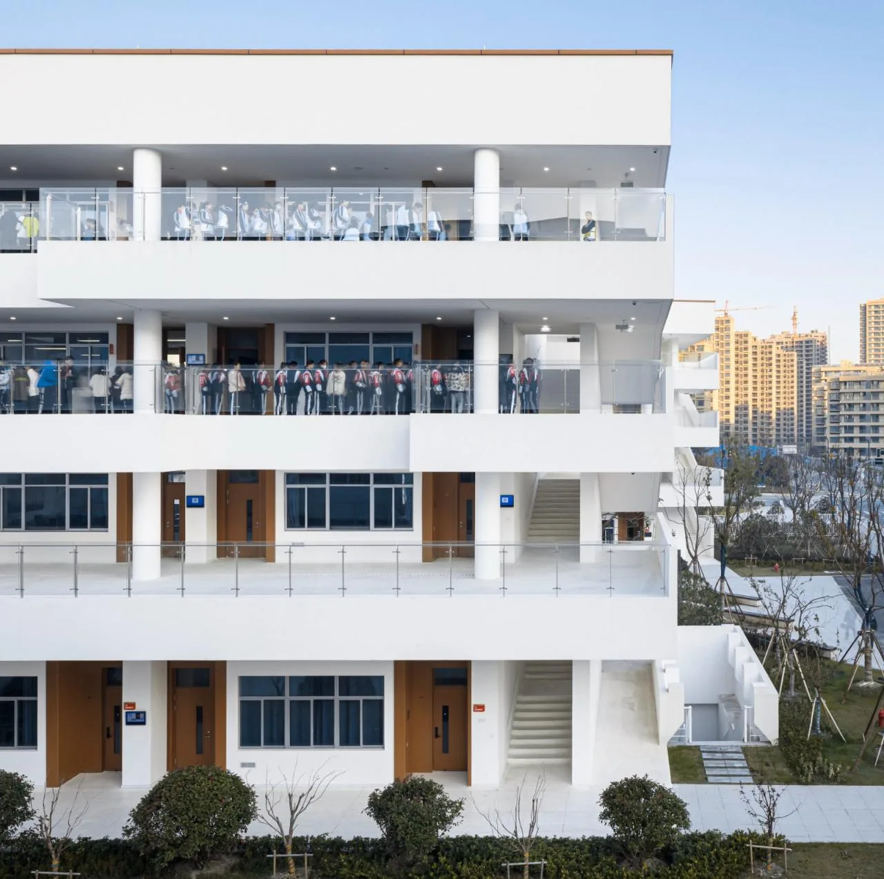 BIM Architecture | Nantong Nengda Middle School/Jiucheng Urban Architecture