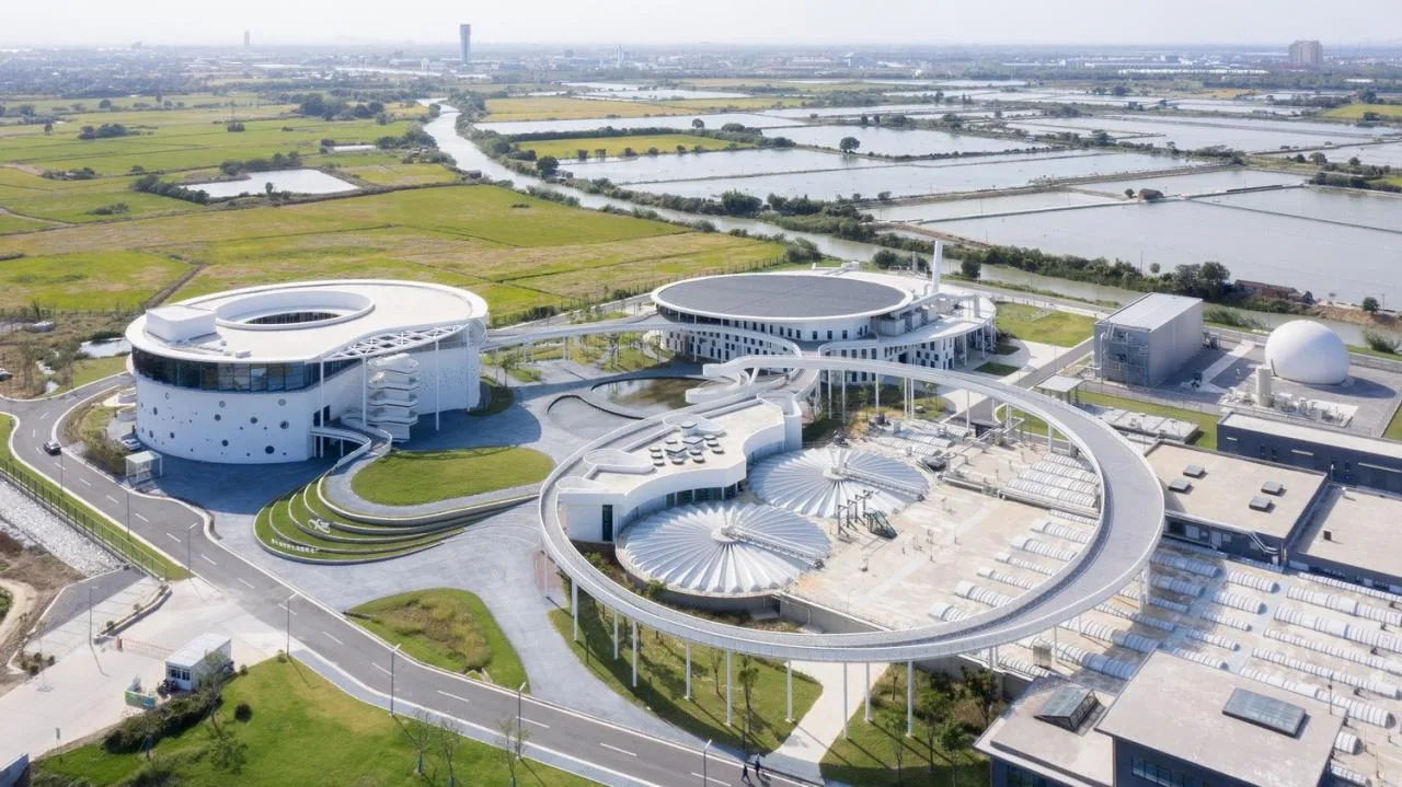 BIM Architecture | Yixing Urban Sewage Resource Concept Factory/Tsinghua Institute Supu Studio