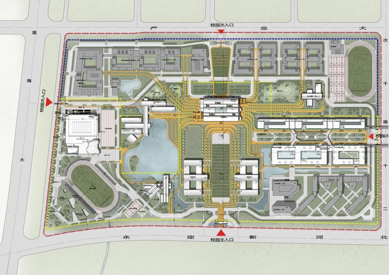 BIM Architecture | Civil Aviation University of China Ninghe Campus Library/Tongji Original Works Studio