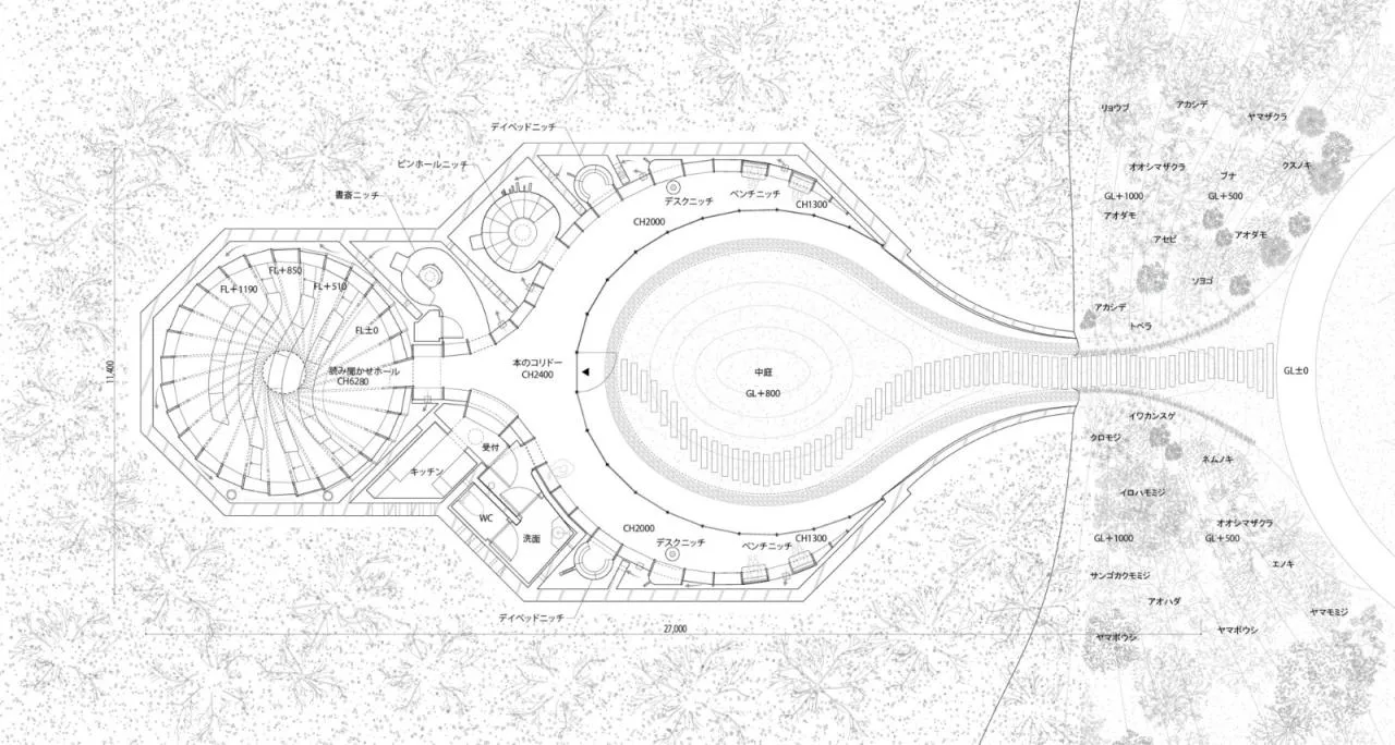 BIM Architecture | Clearing Fields on Sunny Days and Reading Books on Rainy Days, Farmers' Earth Library/Nakamura Taki Architectural Firm&  NAP