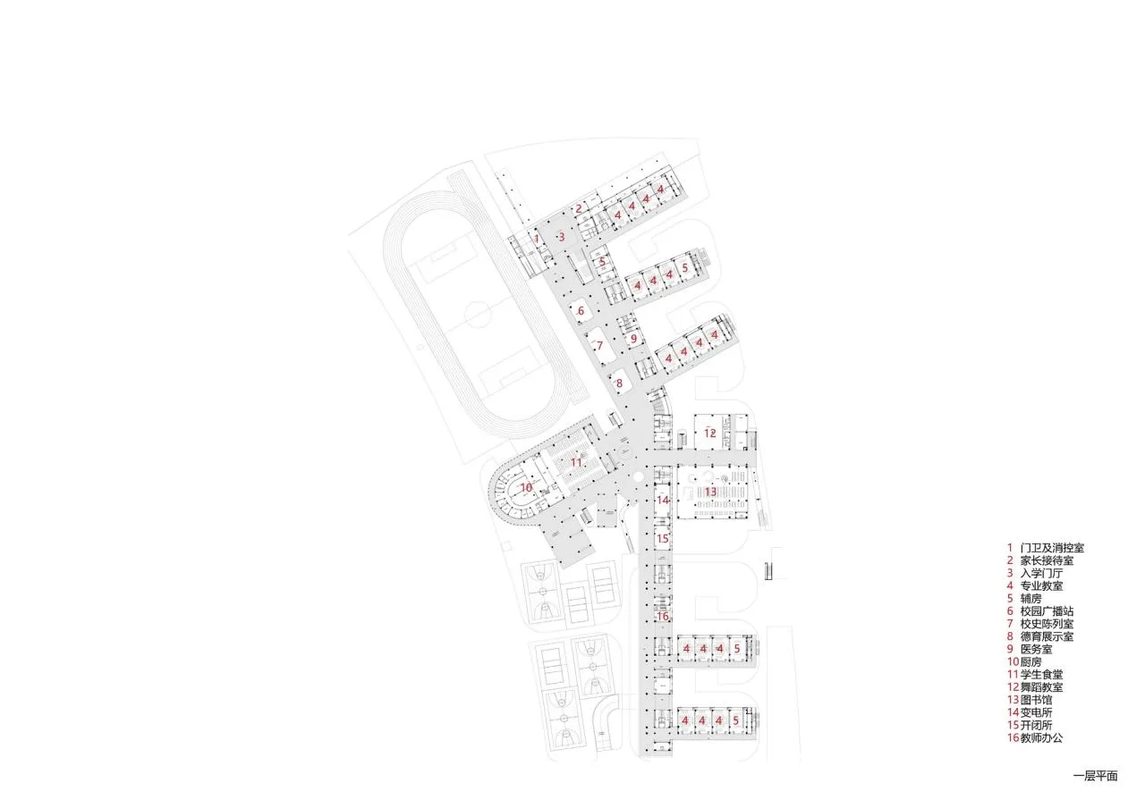 BIM Architecture | Nantong Nengda Middle School/Jiucheng Urban Architecture