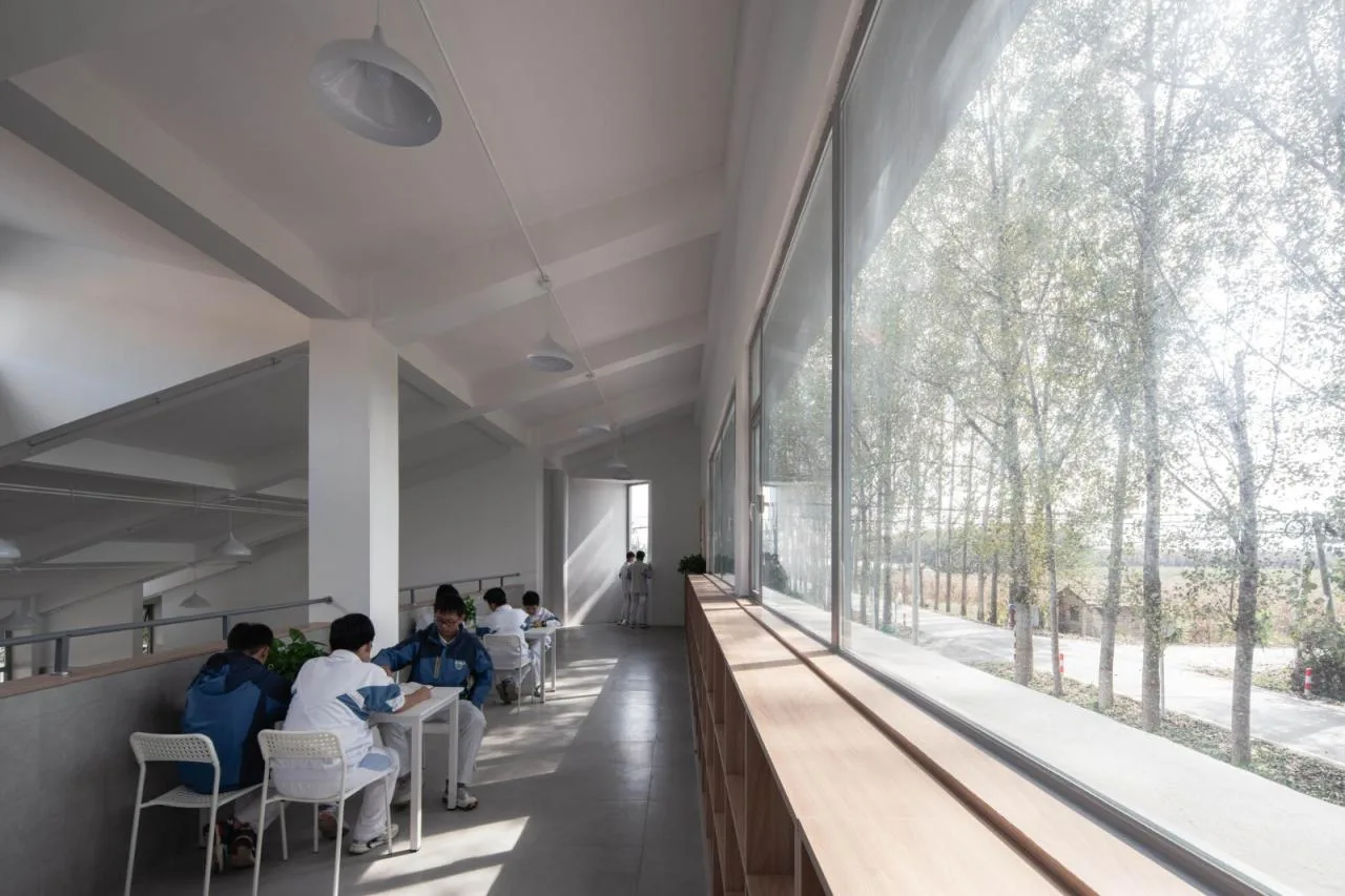 BIM Architecture | Shaanxi Hope Engineering Campus Library 2.0/Campus Architecture