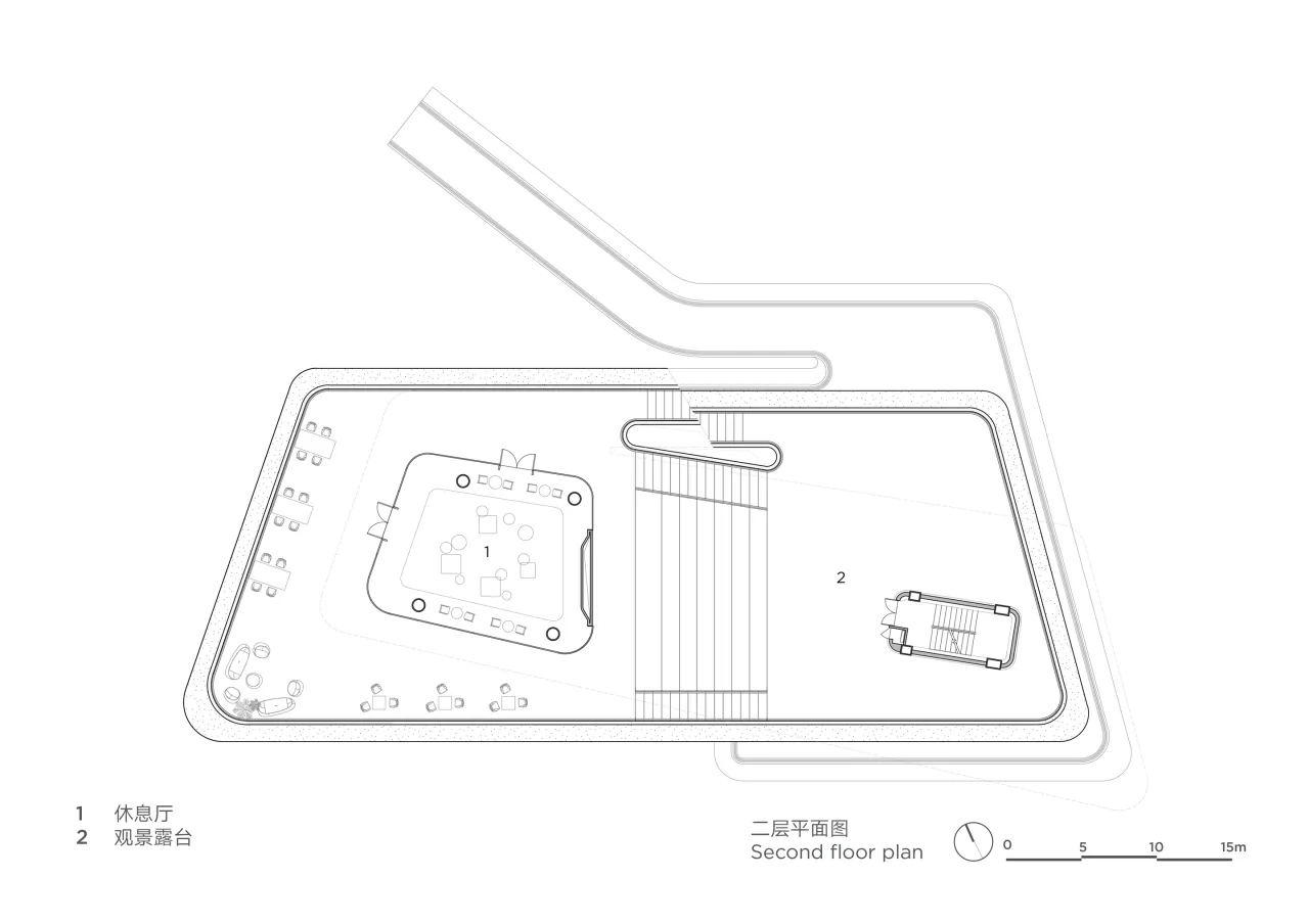 Second floor plan of Yunhai Station