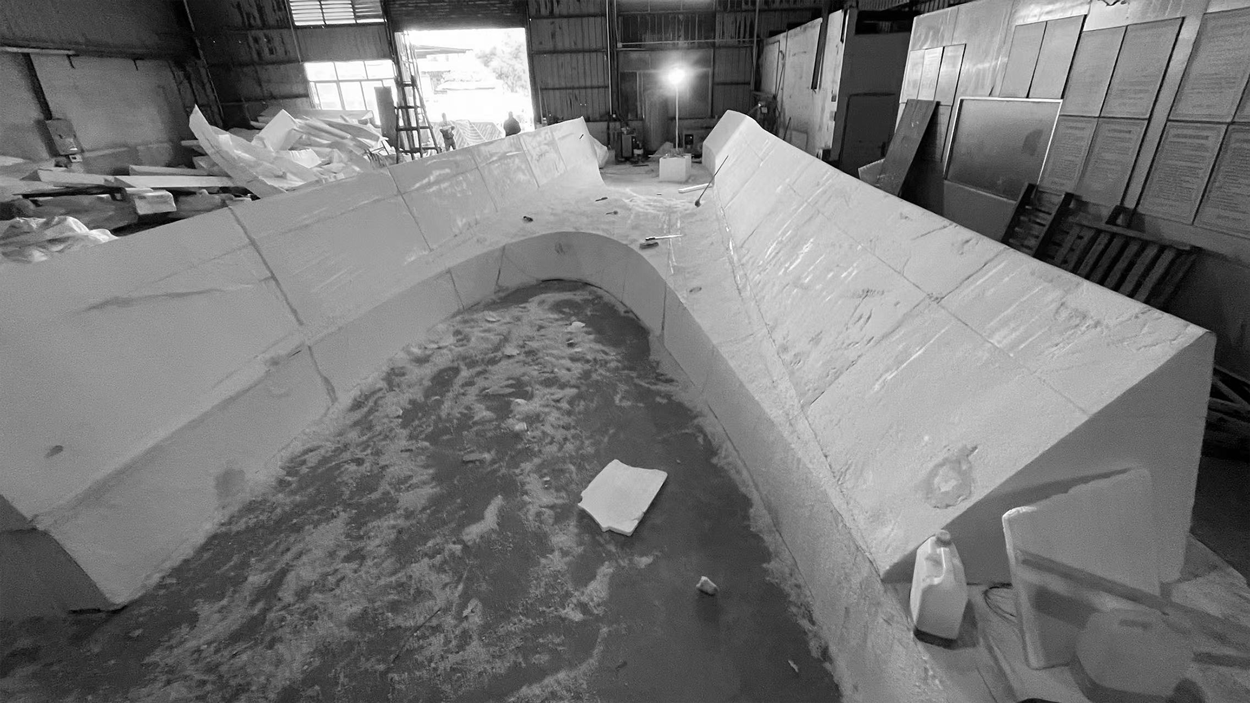 UHPC panel production process