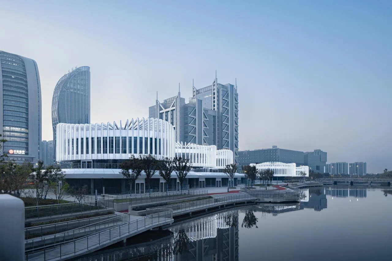 BIM Architecture | Orchid Pavilion: Jiuliudu Riverside Art District/UUA Architectural Firm