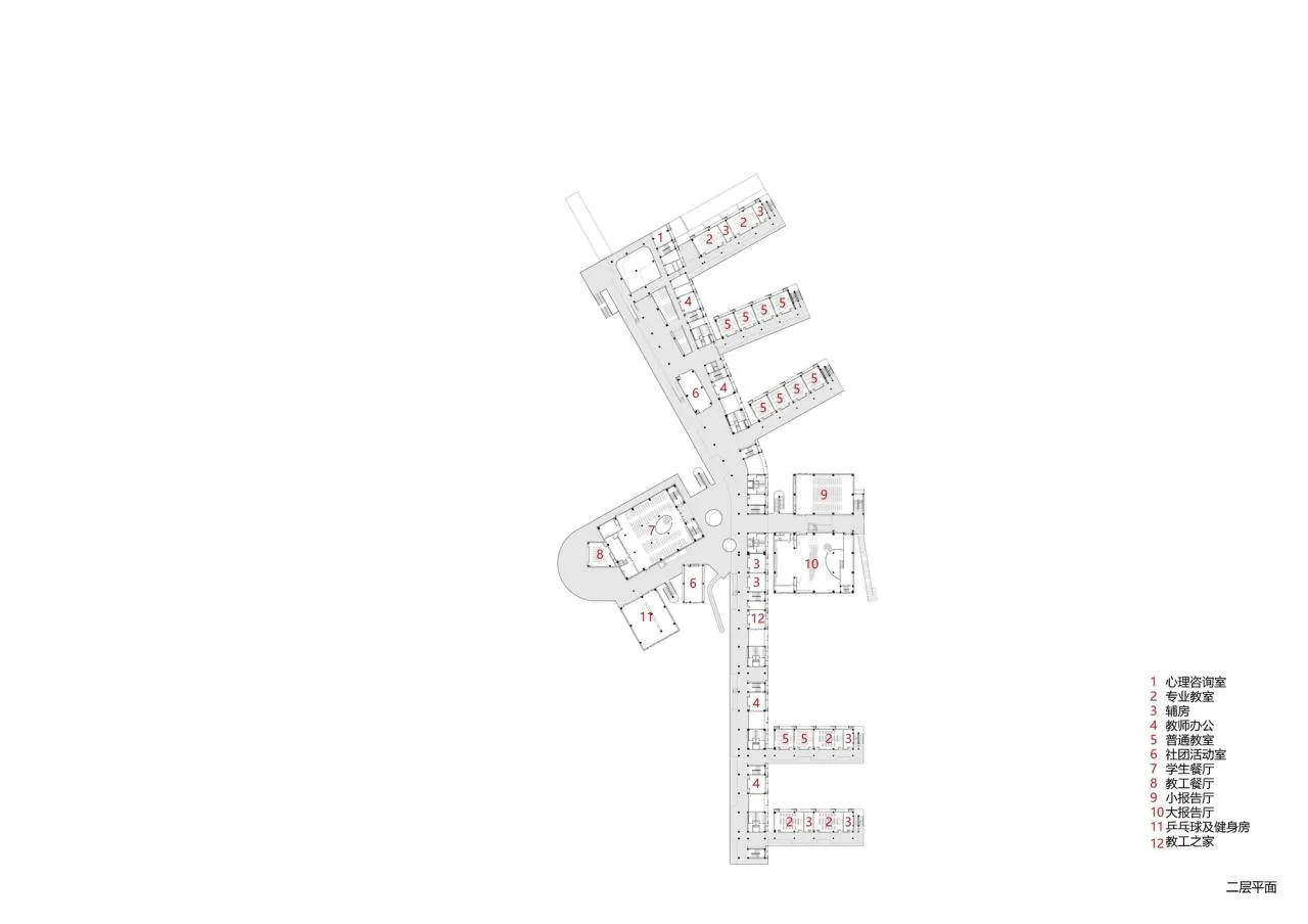 BIM Architecture | Nantong Nengda Middle School/Jiucheng Urban Architecture
