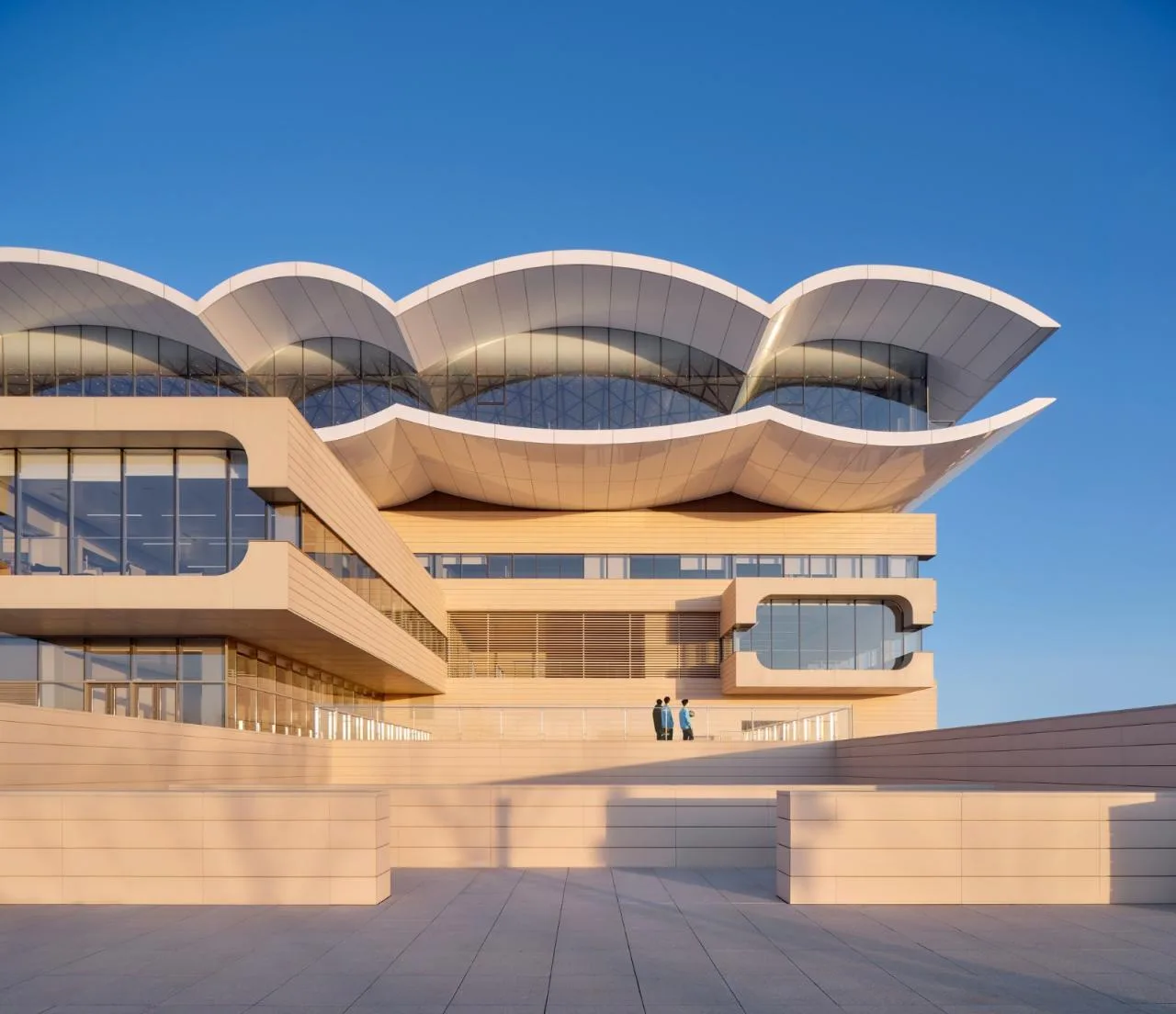 BIM Architecture | Civil Aviation University of China Ninghe Campus Library/Tongji Original Works Studio