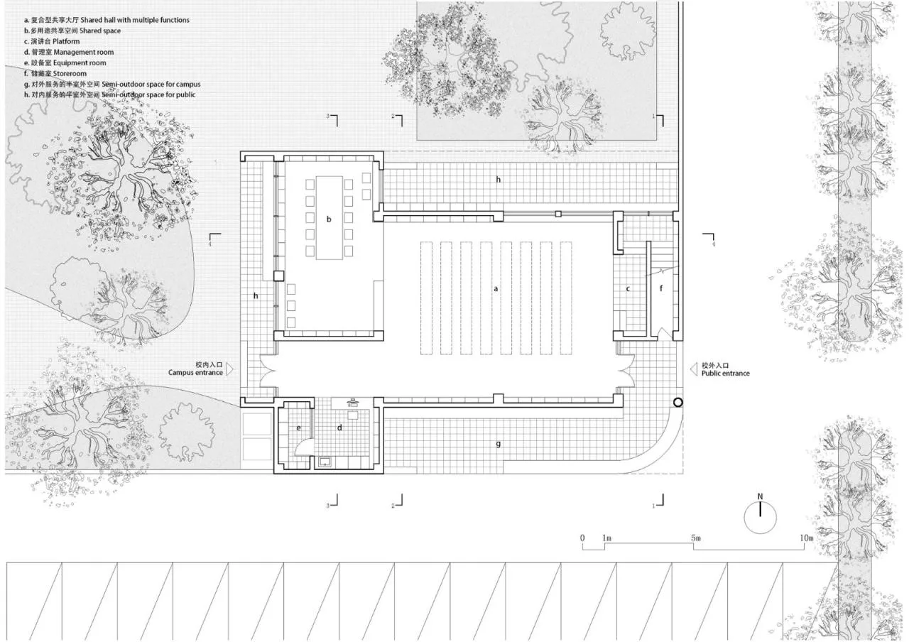 BIM Architecture | Shaanxi Hope Engineering Campus Library 2.0/Campus Architecture