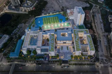 BIM Architecture at Shenzhen Pingshan District Keyuan Experimental School by Shendu Design-BIM WORLD