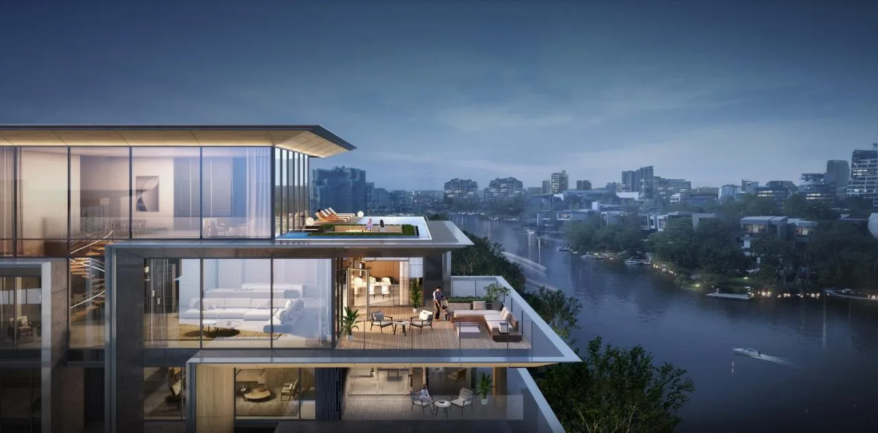 BIM Architecture | Chengdu Luhu Heishi Island: Vertical Five Linked Villas/Meng Fanhao Line+Architectural Firm