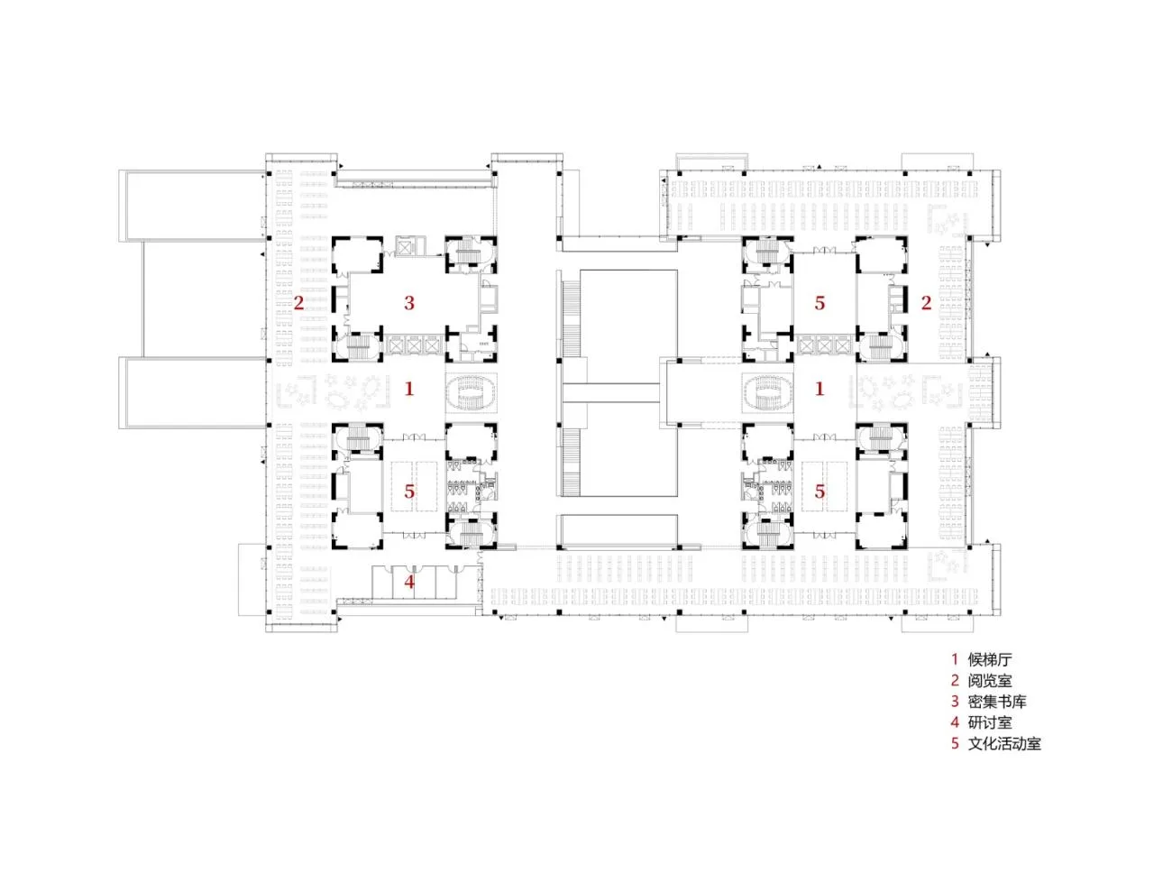 BIM Architecture | Civil Aviation University of China Ninghe Campus Library/Tongji Original Works Studio