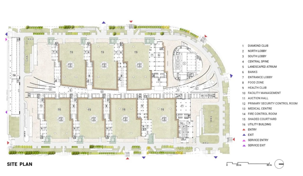 BIM Architecture | Surat Diamond Exchange/Morphogenesis