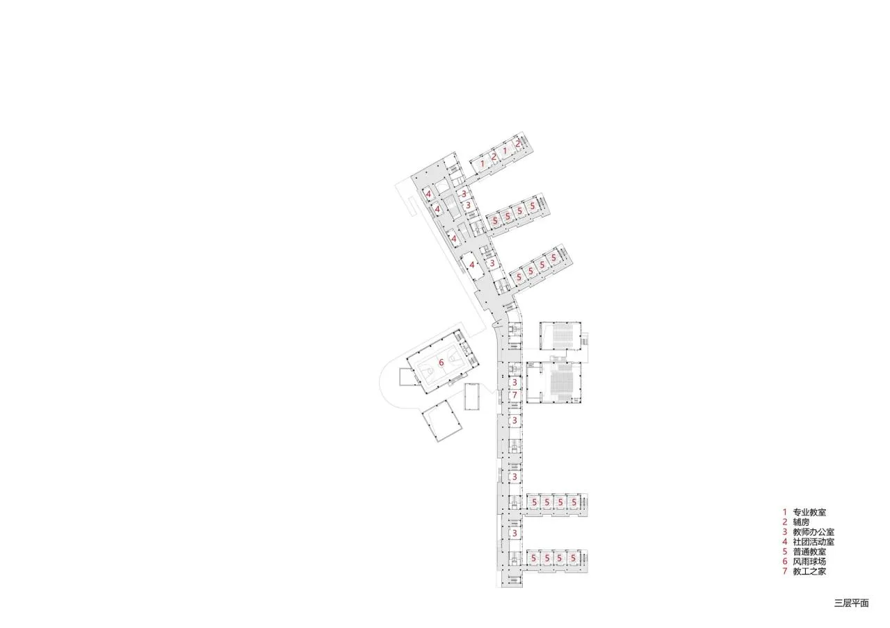 BIM Architecture | Nantong Nengda Middle School/Jiucheng Urban Architecture