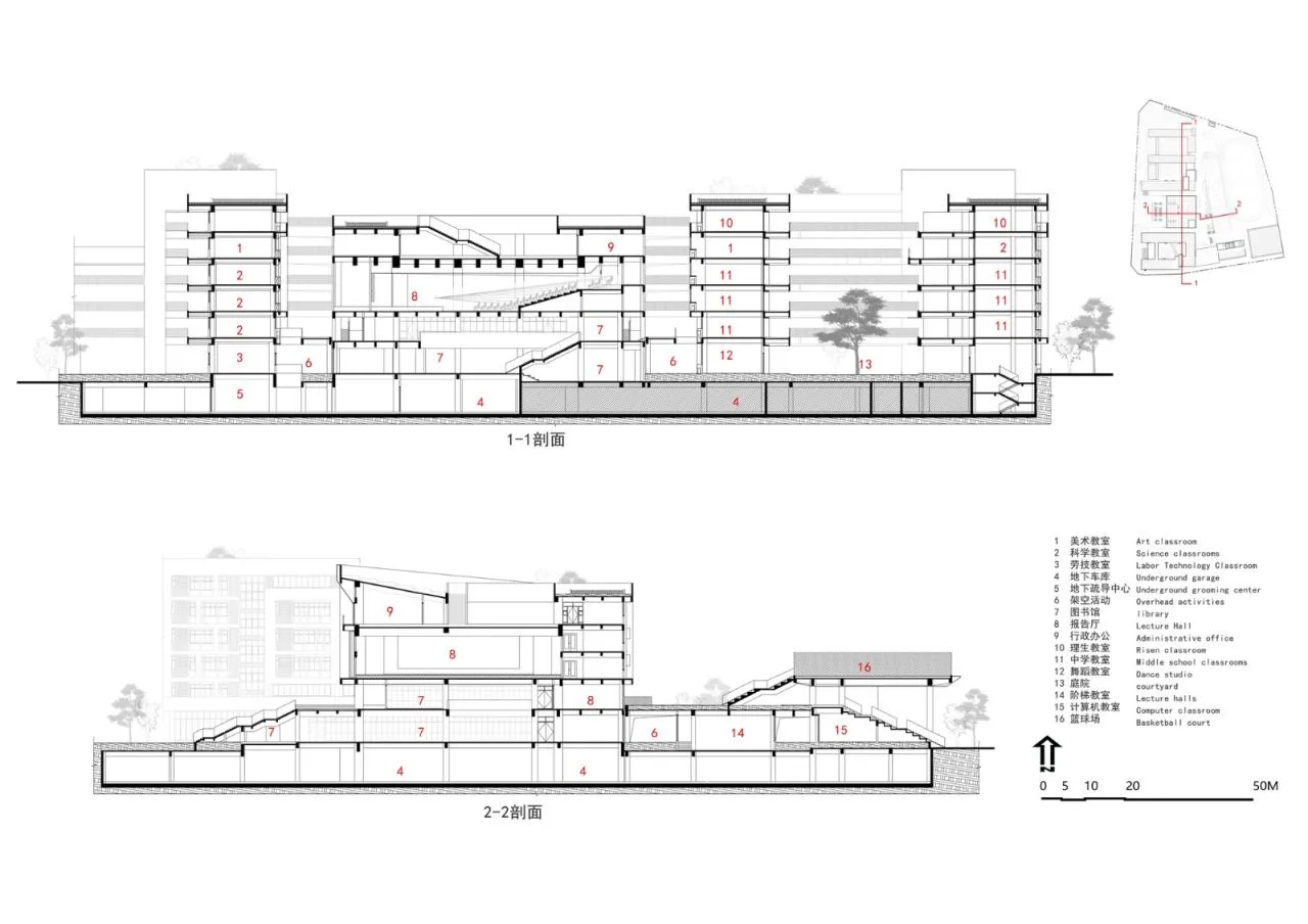 BIM Architecture | Shenzhen Pingshan District Keyuan Experimental School/Shendu Design
