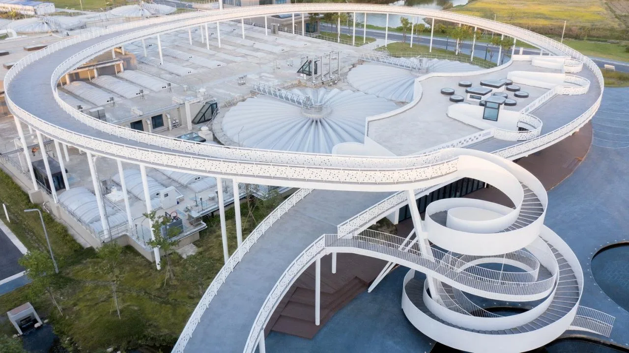 BIM Architecture | Yixing Urban Sewage Resource Concept Factory/Tsinghua Institute Supu Studio