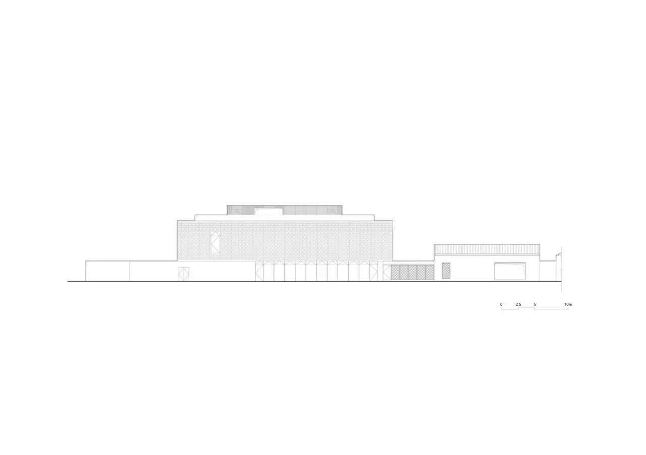 West elevation of Zhimin Library