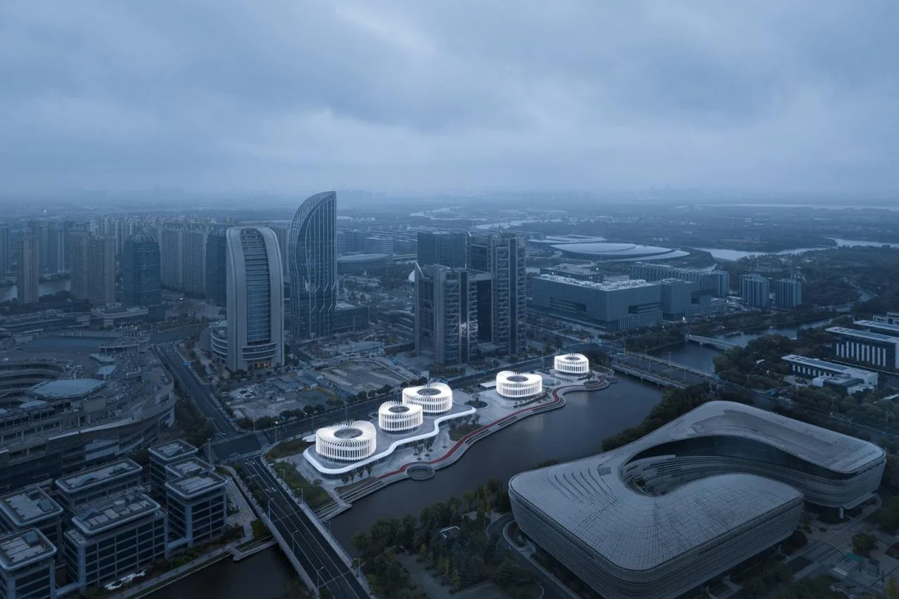 BIM Architecture | Orchid Pavilion: Jiuliudu Riverside Art District/UUA Architectural Firm