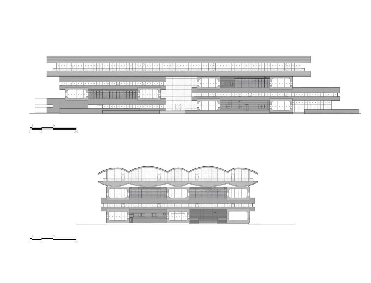 BIM Architecture | Civil Aviation University of China Ninghe Campus Library/Tongji Original Works Studio