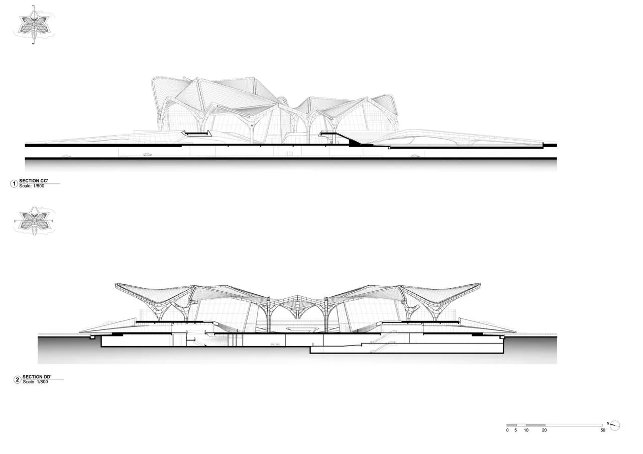 BIM Architecture | Zhuhai Jinwan Citizen Art Center/Zaha Hadid Architects