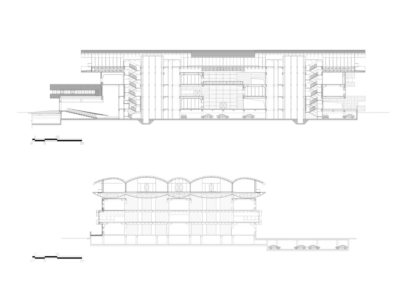 BIM Architecture | Civil Aviation University of China Ninghe Campus Library/Tongji Original Works Studio