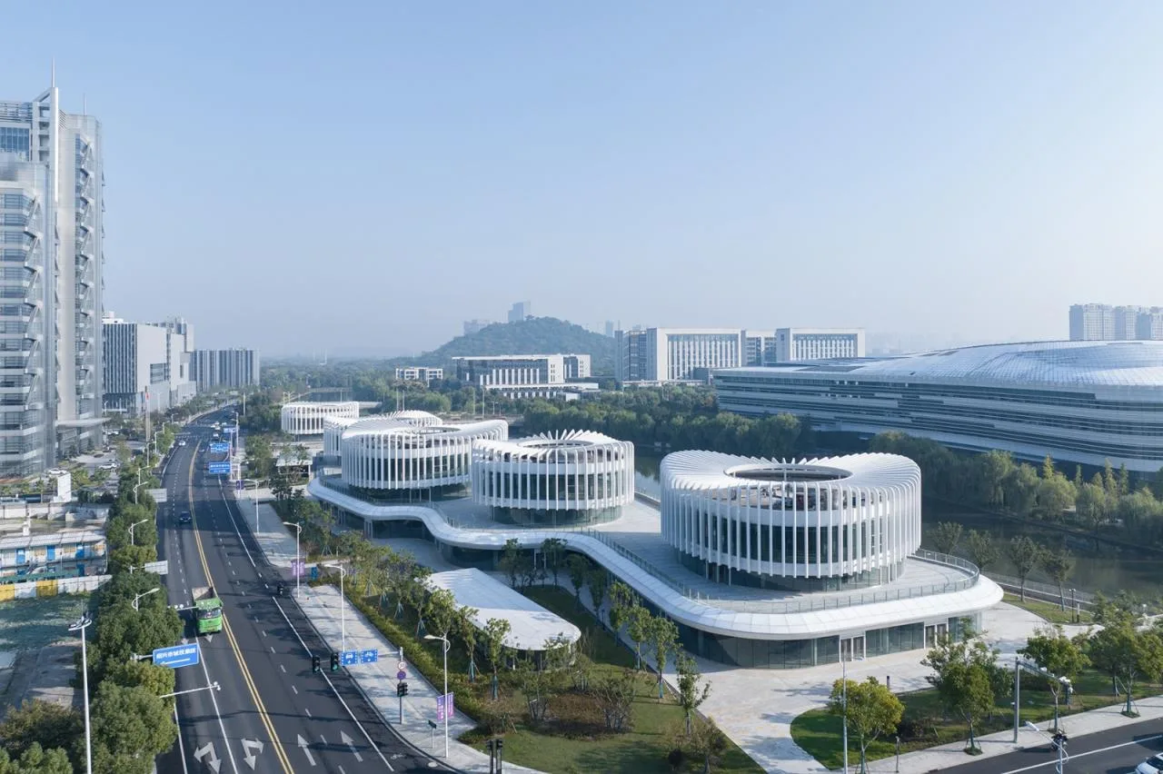BIM Architecture | Orchid Pavilion: Jiuliudu Riverside Art District/UUA Architectural Firm