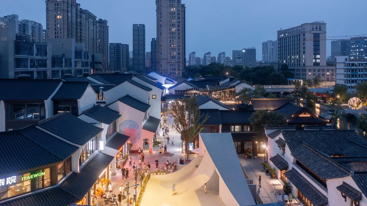 BIM Architecture | Xiangfu Bridge Traditional Style Block: Urban Revitalization and Block Revitalization/Goa Elephant Design