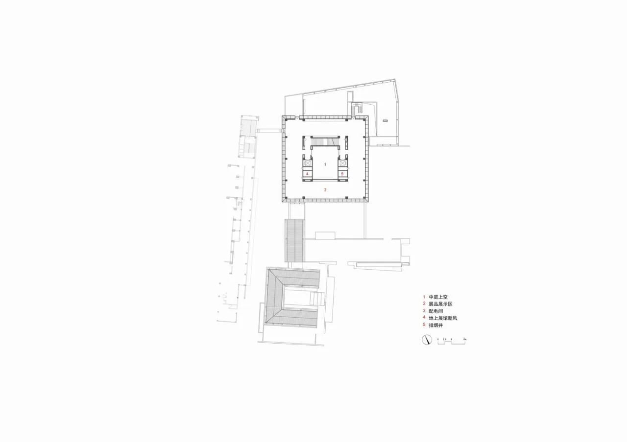 Second floor plan of Zhimin Library