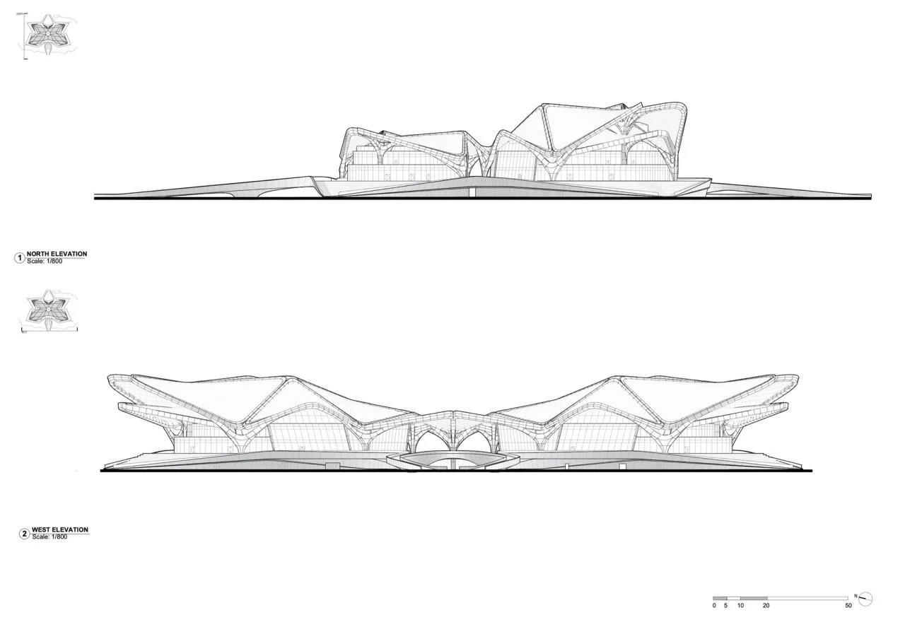 BIM Architecture | Zhuhai Jinwan Citizen Art Center/Zaha Hadid Architects