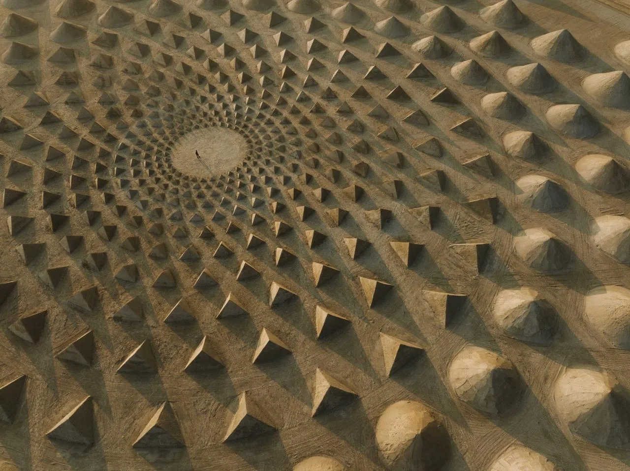 BIM Architecture | Immersive Land Artwork: "Self Similarity" by Jim Denevan