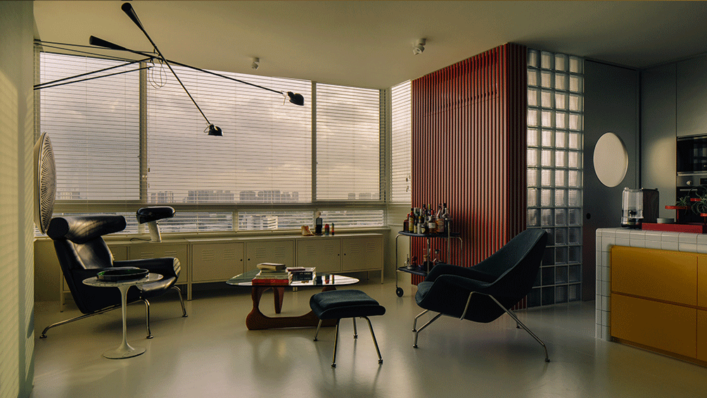 BIM Architecture | Home of Vibrant Colors: Renovation of Brutalist Apartments/SPARK in Singapore