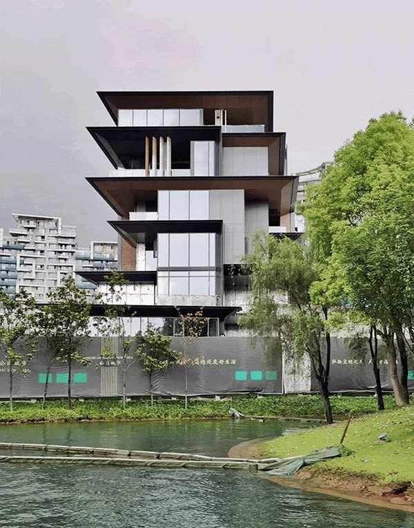 BIM Architecture | Chengdu Luhu Heishi Island: Vertical Five Linked Villas/Meng Fanhao Line+Architectural Firm