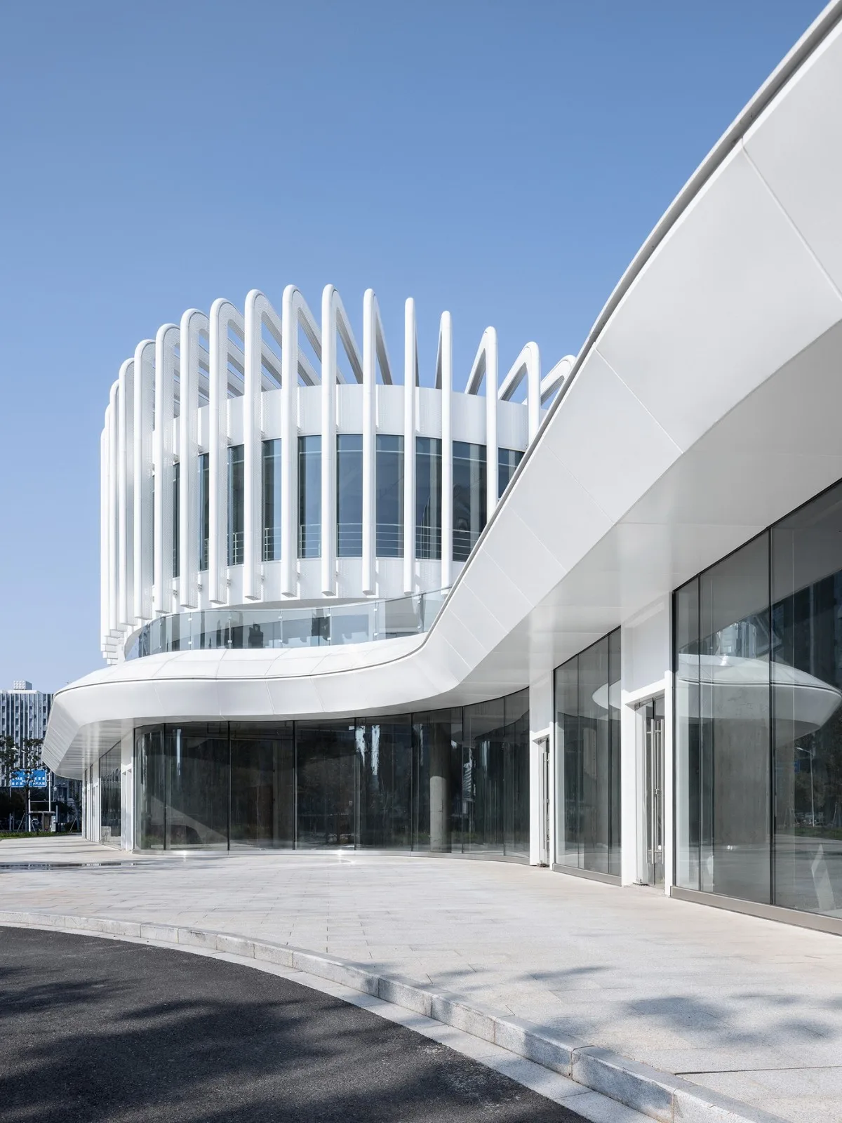 BIM Architecture | Orchid Pavilion: Jiuliudu Riverside Art District/UUA Architectural Firm