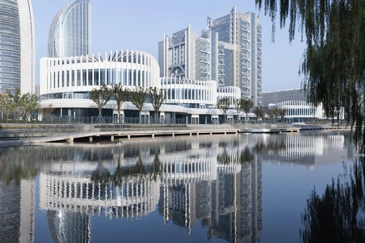 BIM Architecture | Orchid Pavilion: Jiuliudu Riverside Art District/UUA Architectural Firm