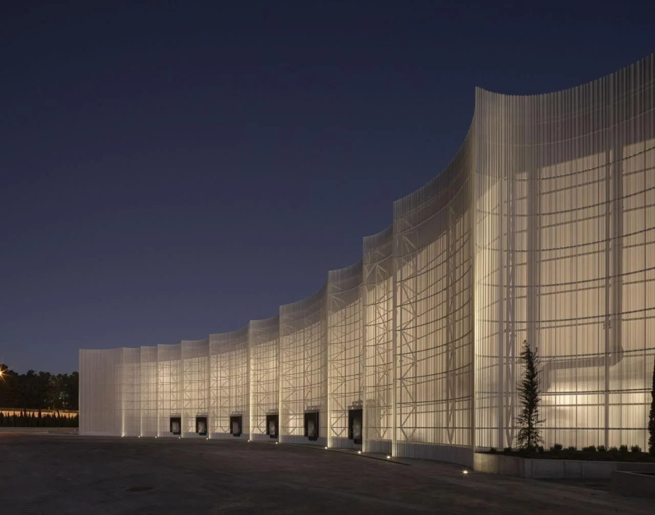 BIM Architecture | Mayoral New Warehouse Logistics Center/System Arquitectura