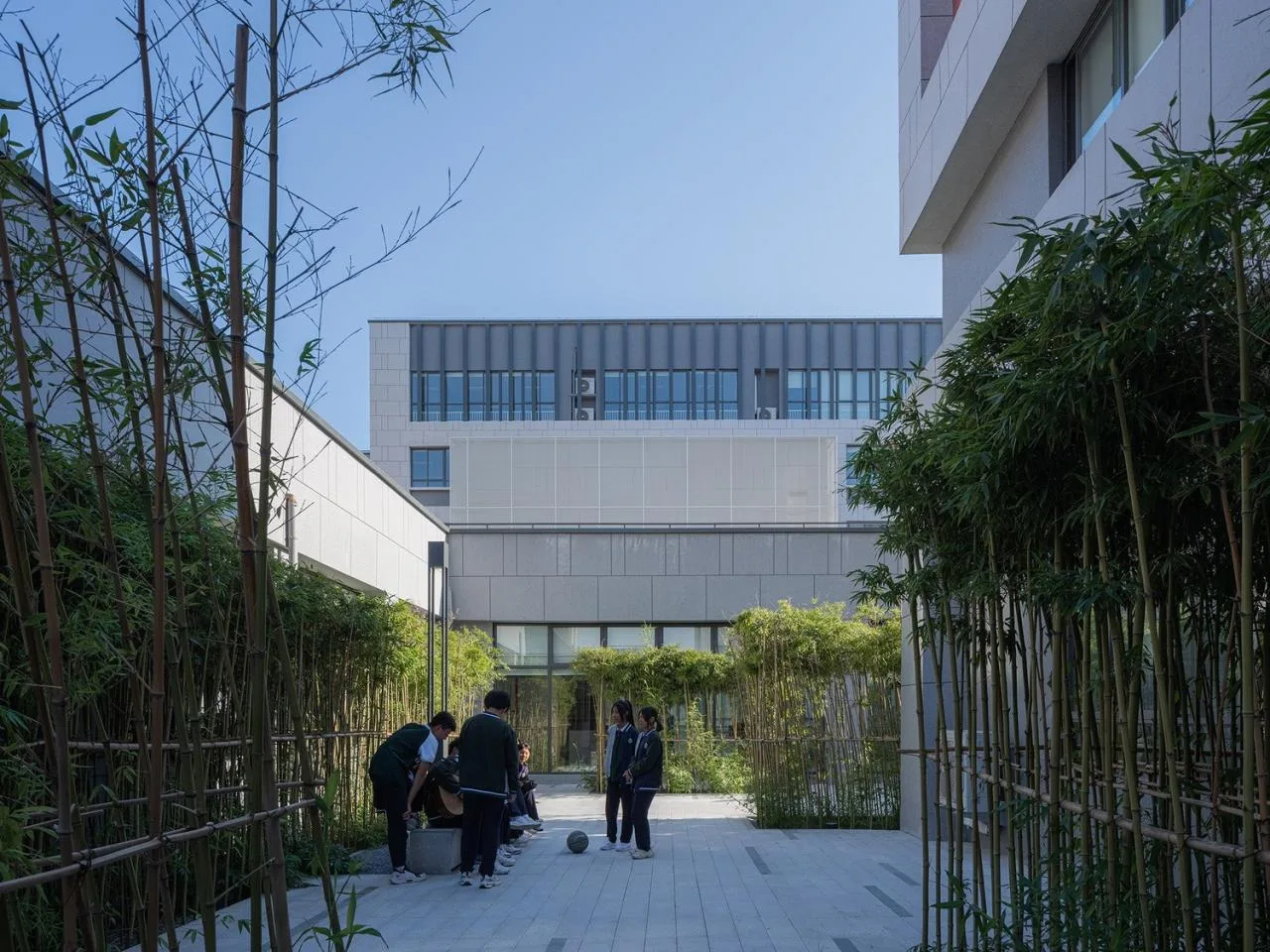 BIM Architecture | Henan Anyang Zhenzhong School/Xiangwai Construction Studio, School of Architecture and Urban Planning, Shandong Jianzhu University
