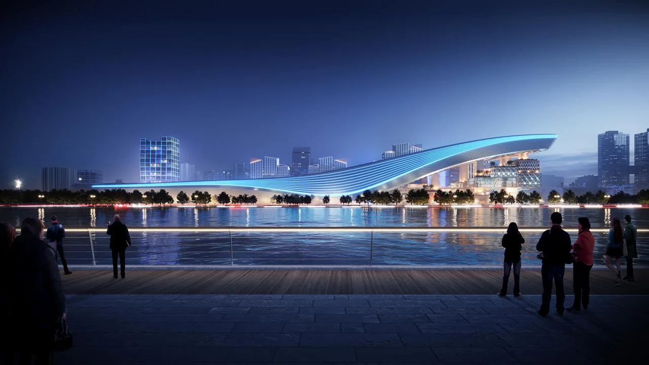 BIM Architecture | Shenzhen Qianhai · Huafa Ice and Snow World: The World's Largest Indoor Ski Center/10 Design