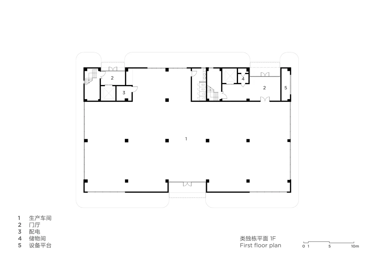 BIM Architecture | Industrial Upstairs Mode Iteration: Hangzhou Zhongenergy-saving (Fuyang) Environmental Protection Industrial Park/Line+Meng Fanhao's New Work