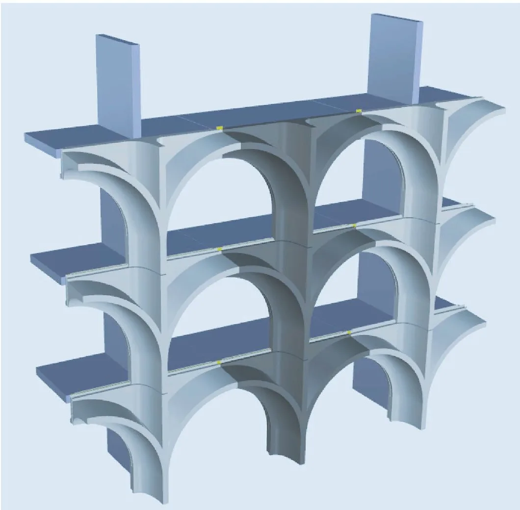 BIM Architecture | 414 Arches, 'Blue Gate' Residence/PietriArchitectors