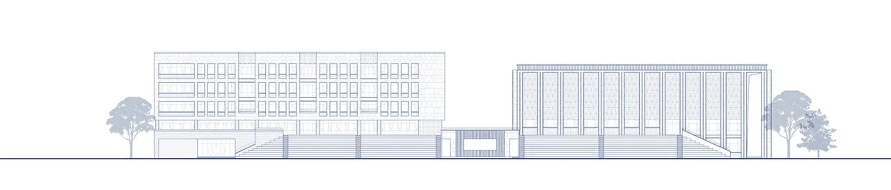 BIM Architecture | Henan Anyang Zhenzhong School/Xiangwai Construction Studio, School of Architecture and Urban Planning, Shandong Jianzhu University