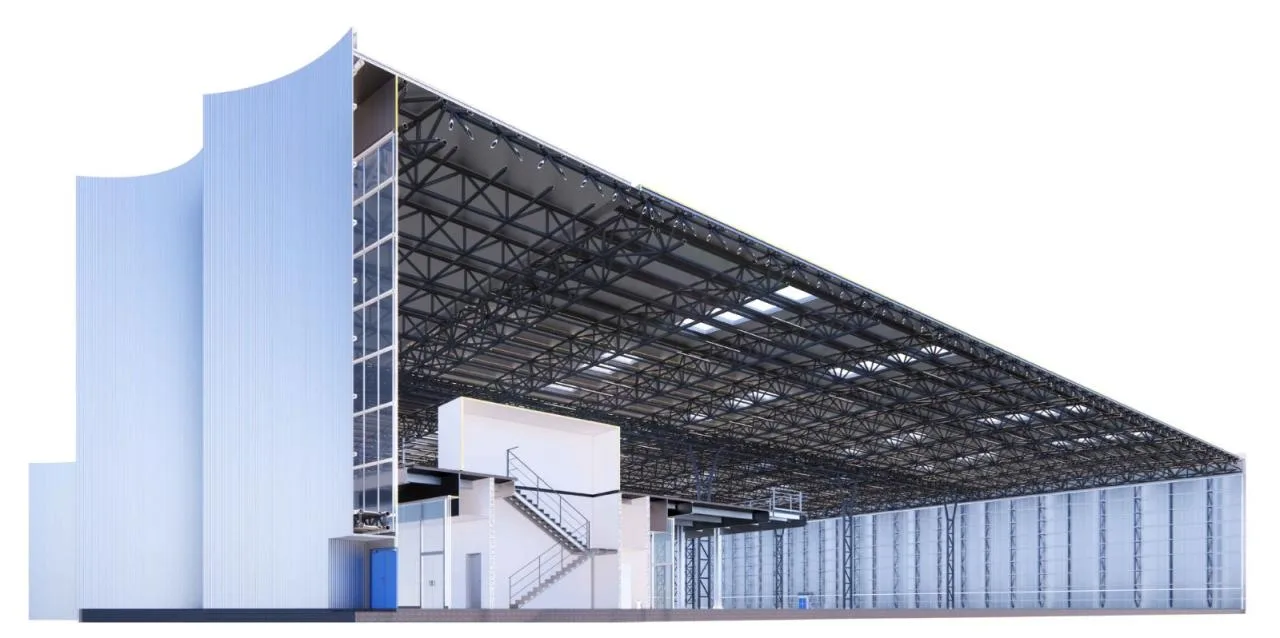 BIM Architecture | Mayoral New Warehouse Logistics Center/System Arquitectura