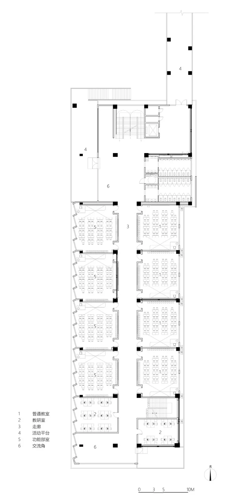 BIM Architecture | Xi'an Weiyang Road Primary School Comprehensive Building/Qu Peiqing Studio of China Northwest Architectural Design and Research Institute