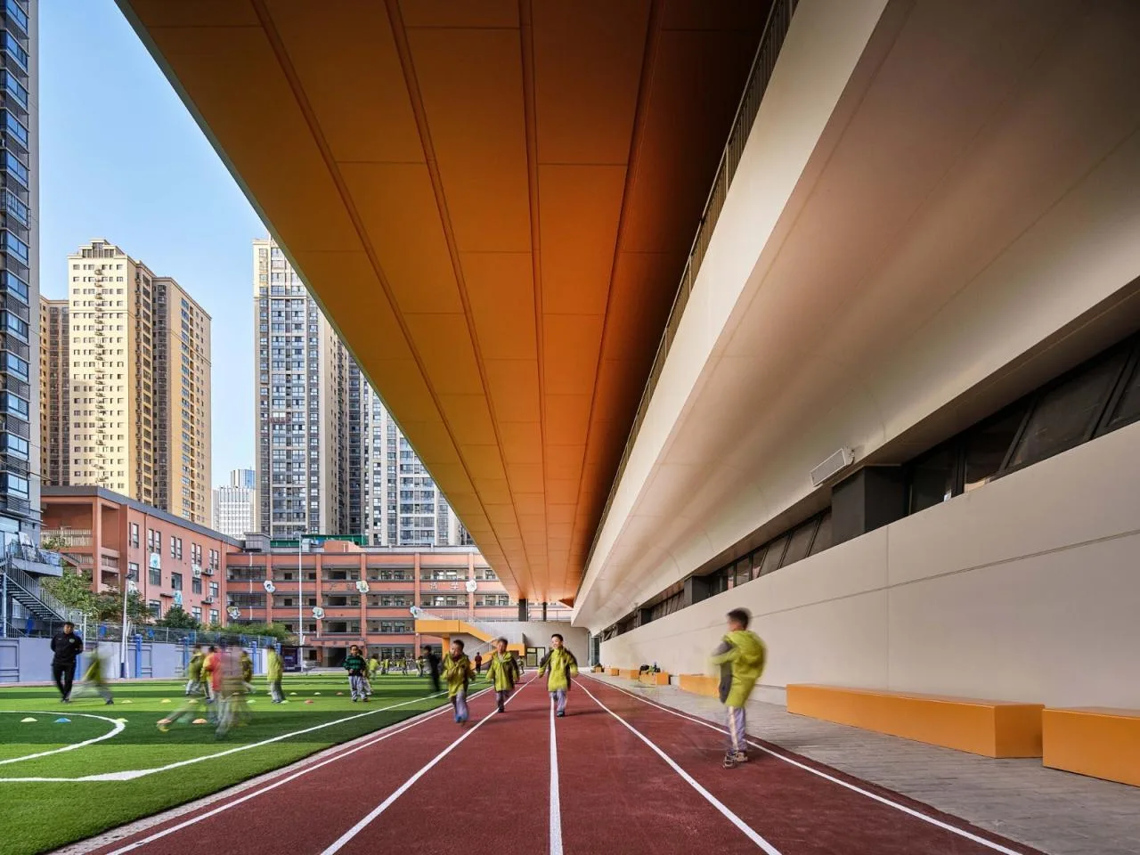BIM Architecture | Xi'an Weiyang Road Primary School Comprehensive Building/Qu Peiqing Studio of China Northwest Architectural Design and Research Institute