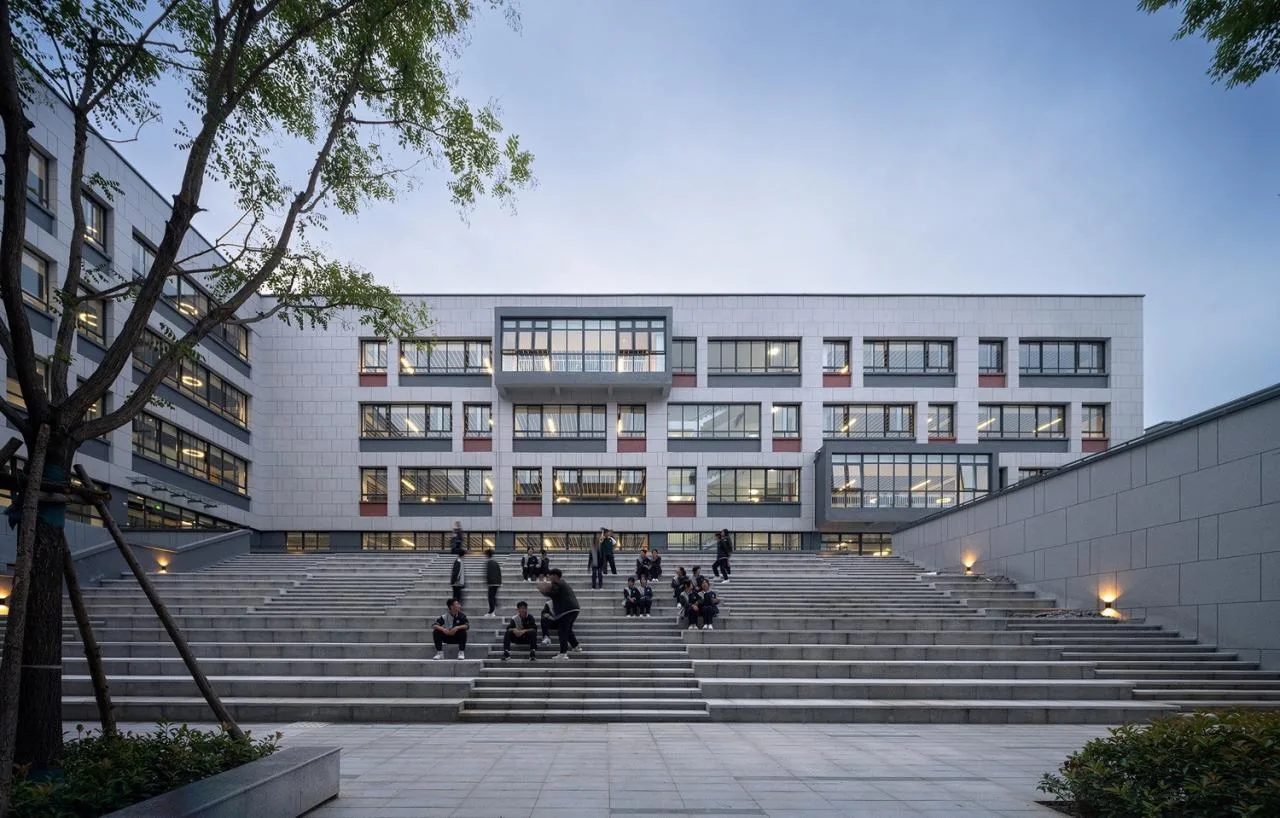 BIM Architecture | Henan Anyang Zhenzhong School/Xiangwai Construction Studio, School of Architecture and Urban Planning, Shandong Jianzhu University
