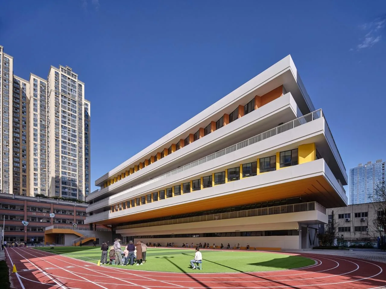 BIM Architecture | Xi'an Weiyang Road Primary School Comprehensive Building/Qu Peiqing Studio of China Northwest Architectural Design and Research Institute
