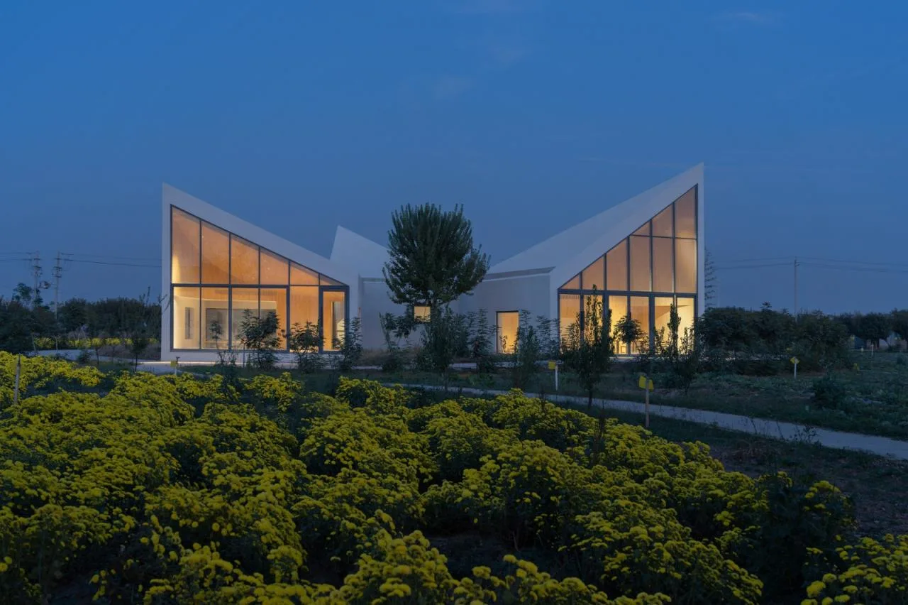 BIM Architecture | Yuntai Mountain Ice Chrysanthemum Field Library/One Tree Architecture