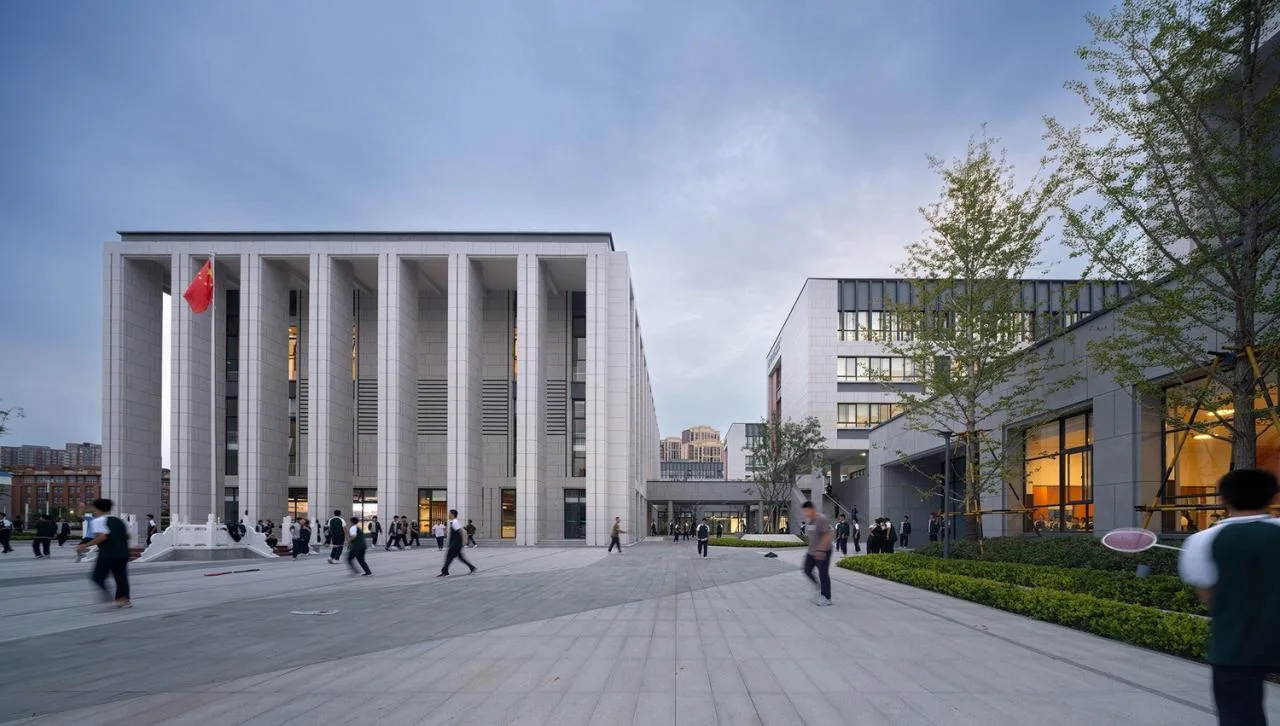 BIM Architecture | Henan Anyang Zhenzhong School/Xiangwai Construction Studio, School of Architecture and Urban Planning, Shandong Jianzhu University