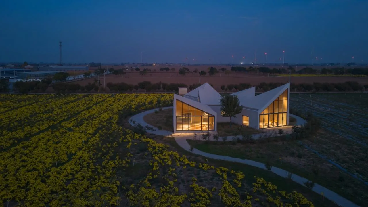 BIM Architecture | Yuntai Mountain Ice Chrysanthemum Field Library/One Tree Architecture