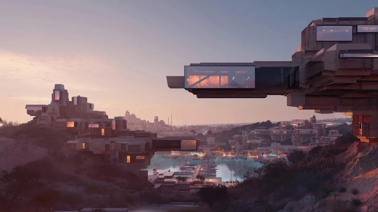 BIM Architecture | Creating Another Ultra Modern Coastal Recreation City for NEOM - Norlana/10 Design